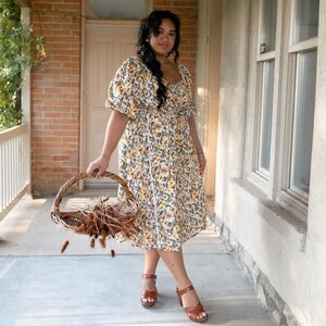 Ivy & Co Marigold Floral Dress